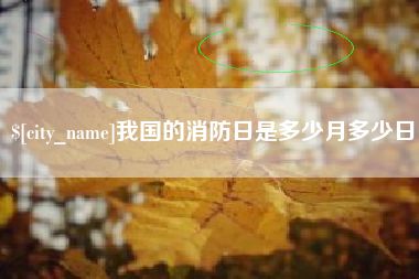 祁阳我国的消防日是多少月多少日