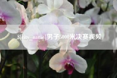祁阳男子5000米决赛视频