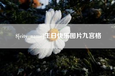 祁阳生日快乐图片九宫格