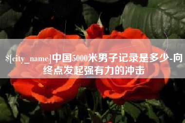 祁阳中国5000米男子记录是多少-向终点发起强有力的冲击