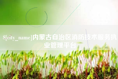 祁阳内蒙古自治区消防技术服务执业管理平台