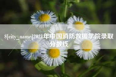 祁阳2021年中国消防救援学院录取分数线