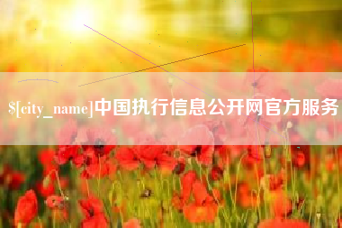祁阳中国执行信息公开网官方服务
