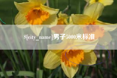 祁阳男子5000米标准