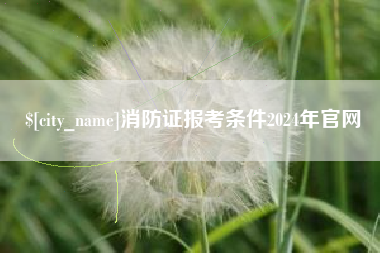 祁阳消防证报考条件2024年官网