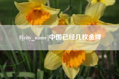 祁阳中国已经几枚金牌