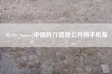 祁阳中国执行信息公开网手机版