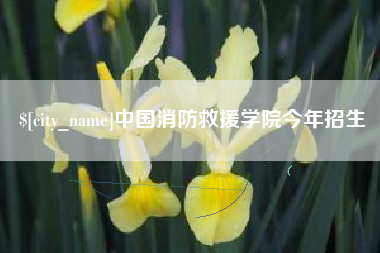 祁阳中国消防救援学院今年招生