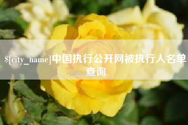 祁阳中国执行公开网被执行人名单查询