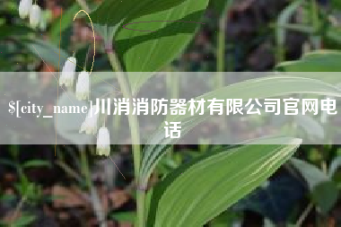 祁阳川消消防器材有限公司官网电话