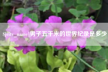 祁阳男子五千米的世界纪录是多少