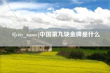 祁阳中国第九块金牌是什么