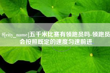 祁阳五千米比赛有领跑员吗-领跑员会按照既定的速度匀速前进