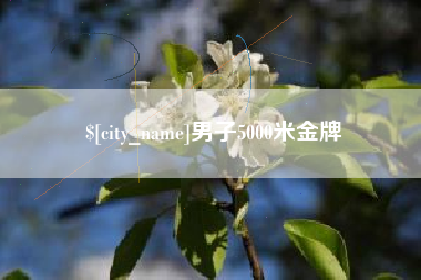 祁阳男子5000米金牌