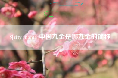 祁阳中国九金是哪九金的简称