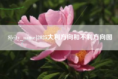 祁阳2025大利方向和不利方向图