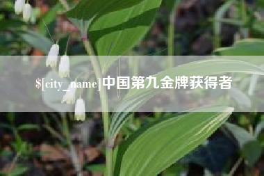 祁阳中国第九金牌获得者