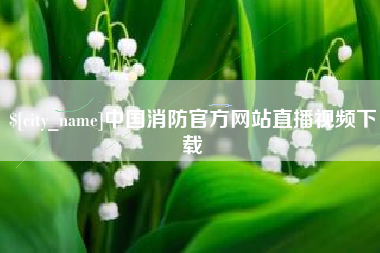 祁阳中国消防官方网站直播视频下载