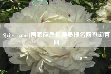 祁阳国家应急救援员报名网查询官网