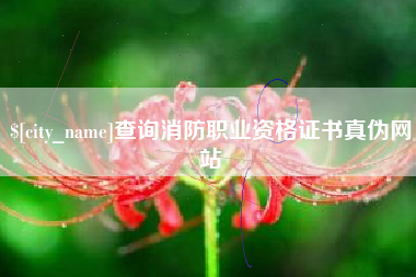 祁阳查询消防职业资格证书真伪网站