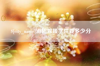 祁阳消防救援学院要多少分